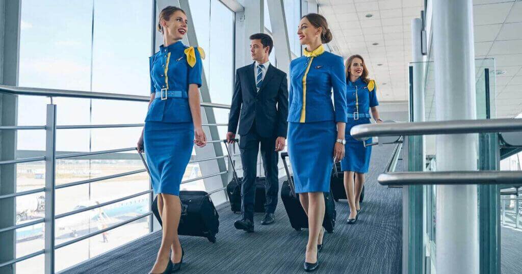 ¿Quién forma la tripulación de un avión? 3