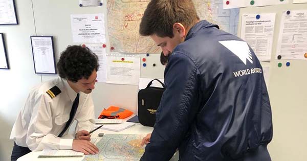 Aula de Operaciones World Aviation
